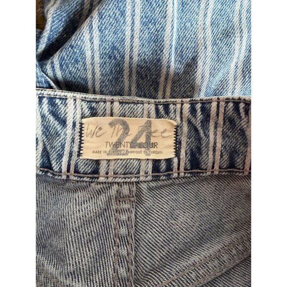 We the Free Blue and White Striped Mom Short - Picture 5 of 5